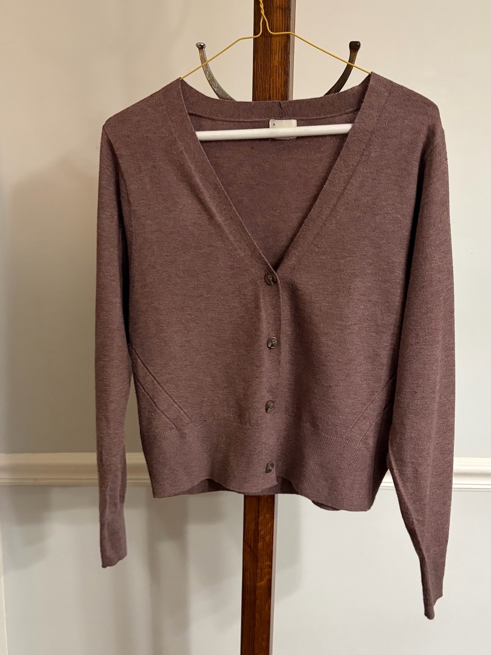 a new day light brown V-Neck Button Cardigan